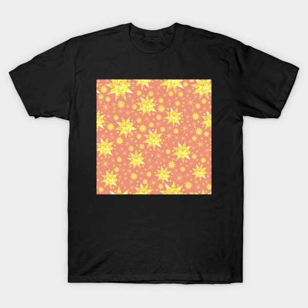 Sundazzle on Blush Pink Repeat 5748 T-Shirt by ArtticArlo